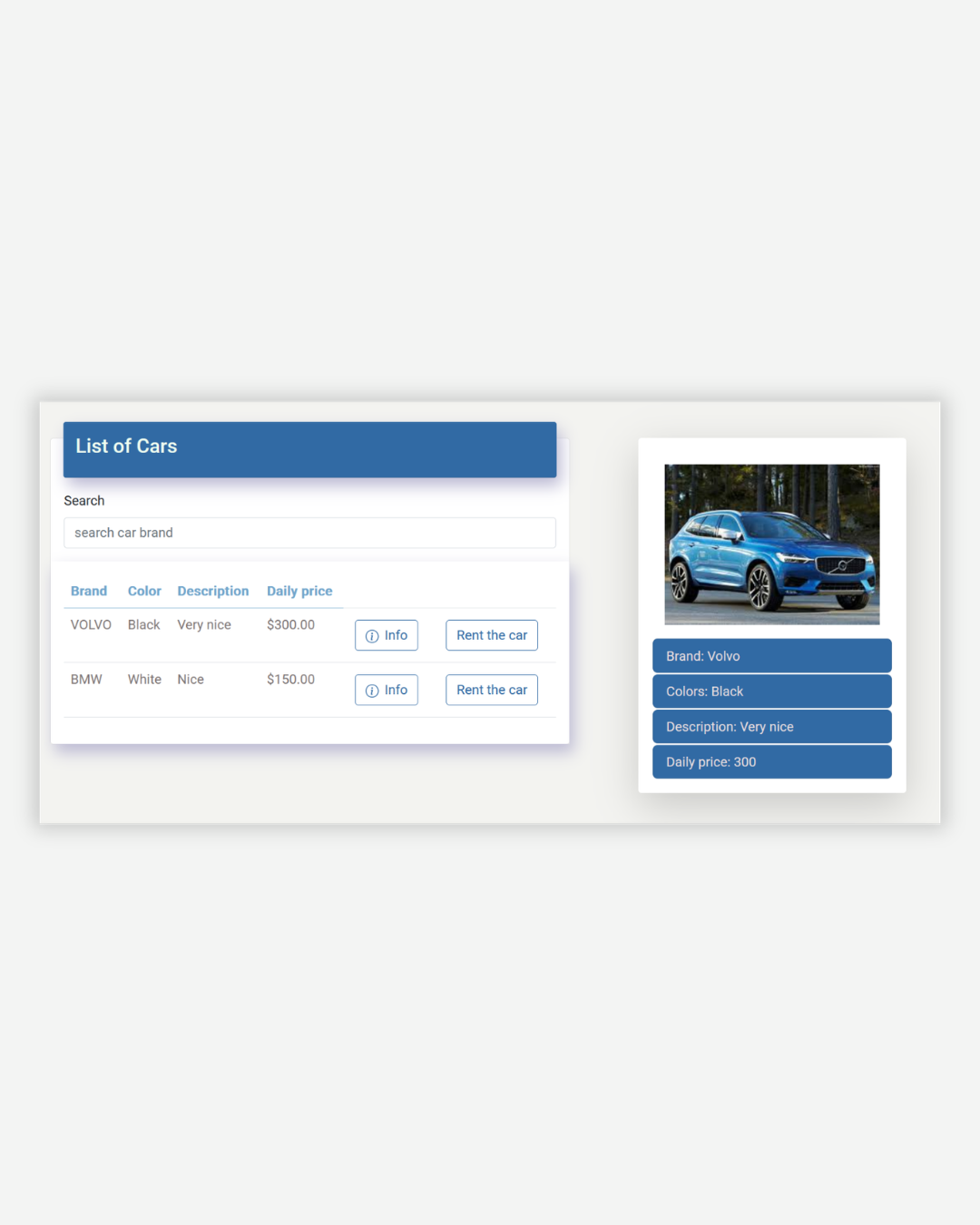 Car Rental Platform